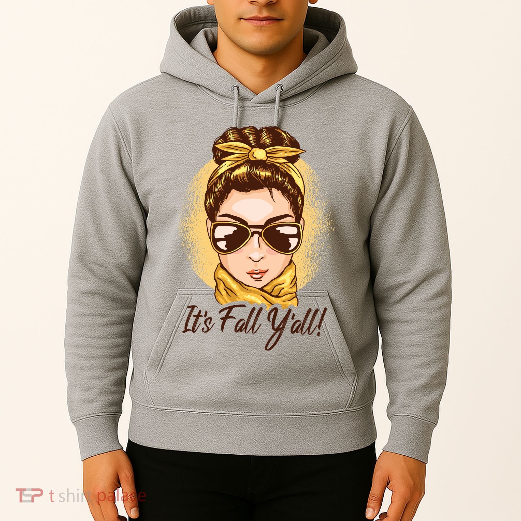 It's Fall Y'all Female Bun Hoodie