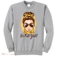 It's Fall Y'all Female Bun Sweatshirt thumb 0