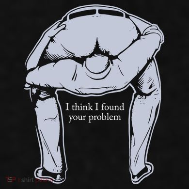 I Found Your Problem Funny Ladies PosiCharge Tri-Blend Wicking Tank