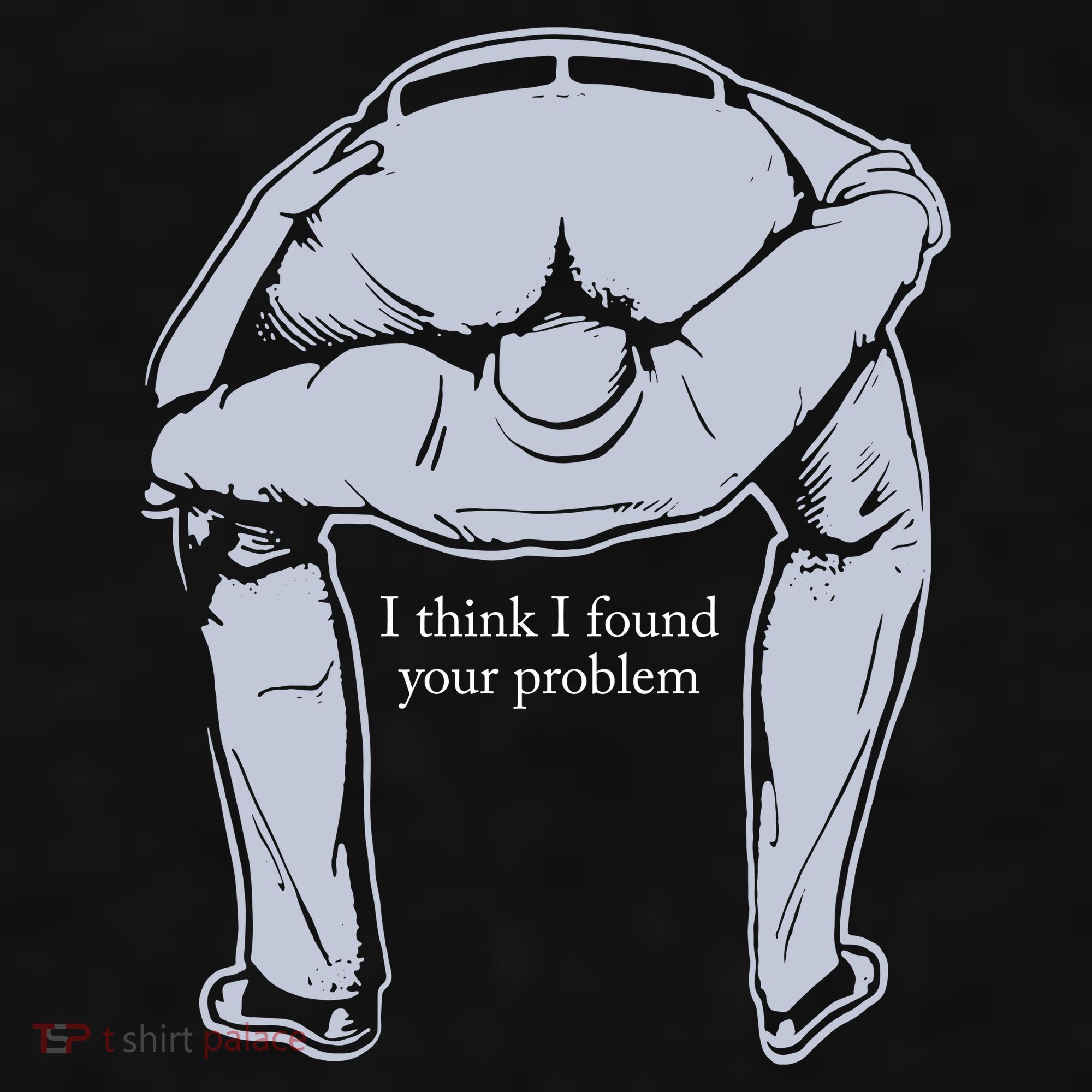I Found Your Problem Funny Ladies PosiCharge Tri-Blend Wicking Tank