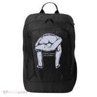 I Found Your Problem Funny City Backpack thumb 0