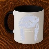 I Found Your Problem Funny Coffee Mug thumb 2