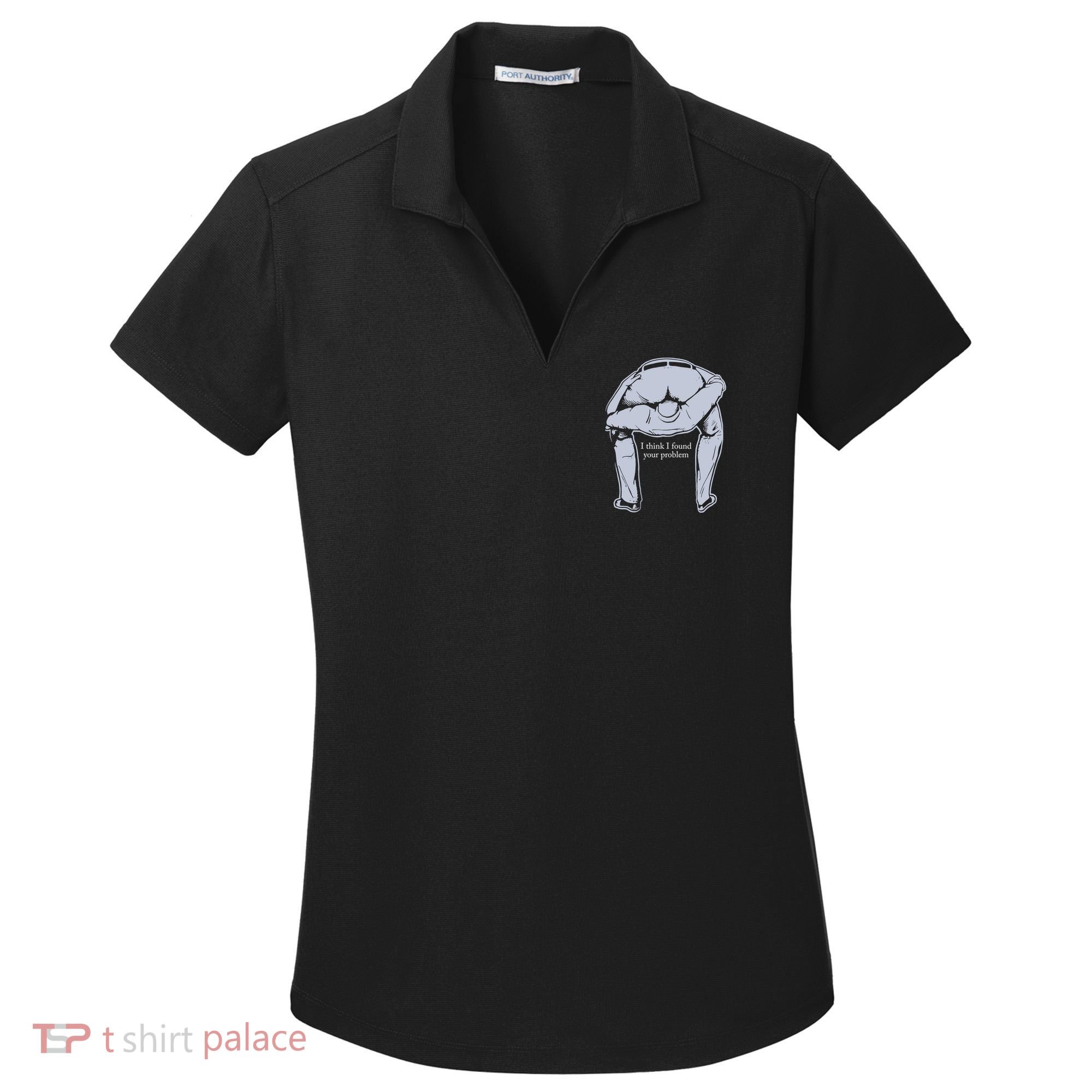 I Found Your Problem Funny Women's Dry Zone Grid Polo