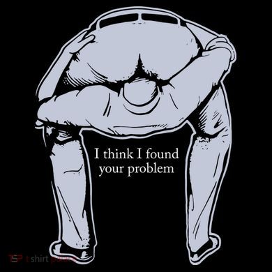 I Found Your Problem Funny Kids Colorblock Raglan Jersey