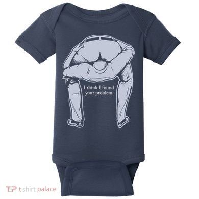 I Found Your Problem Funny Baby Bodysuit
