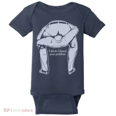 I Found Your Problem Funny Baby Bodysuit