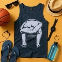 I Found Your Problem Funny Tank Top thumb 4