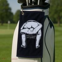 I Found Your Problem Funny Golf Towel thumb 2