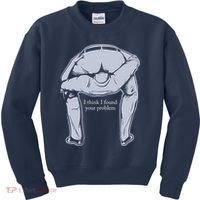I Found Your Problem Funny Kids Sweatshirt thumb 0