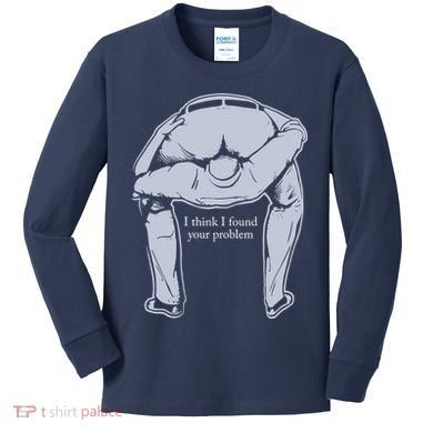 I Found Your Problem Funny Kids Long Sleeve Shirt