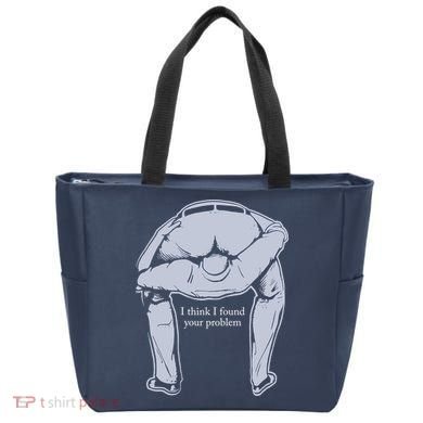 I Found Your Problem Funny Tote Bag