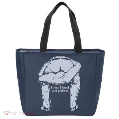 I Found Your Problem Funny Tote Bag