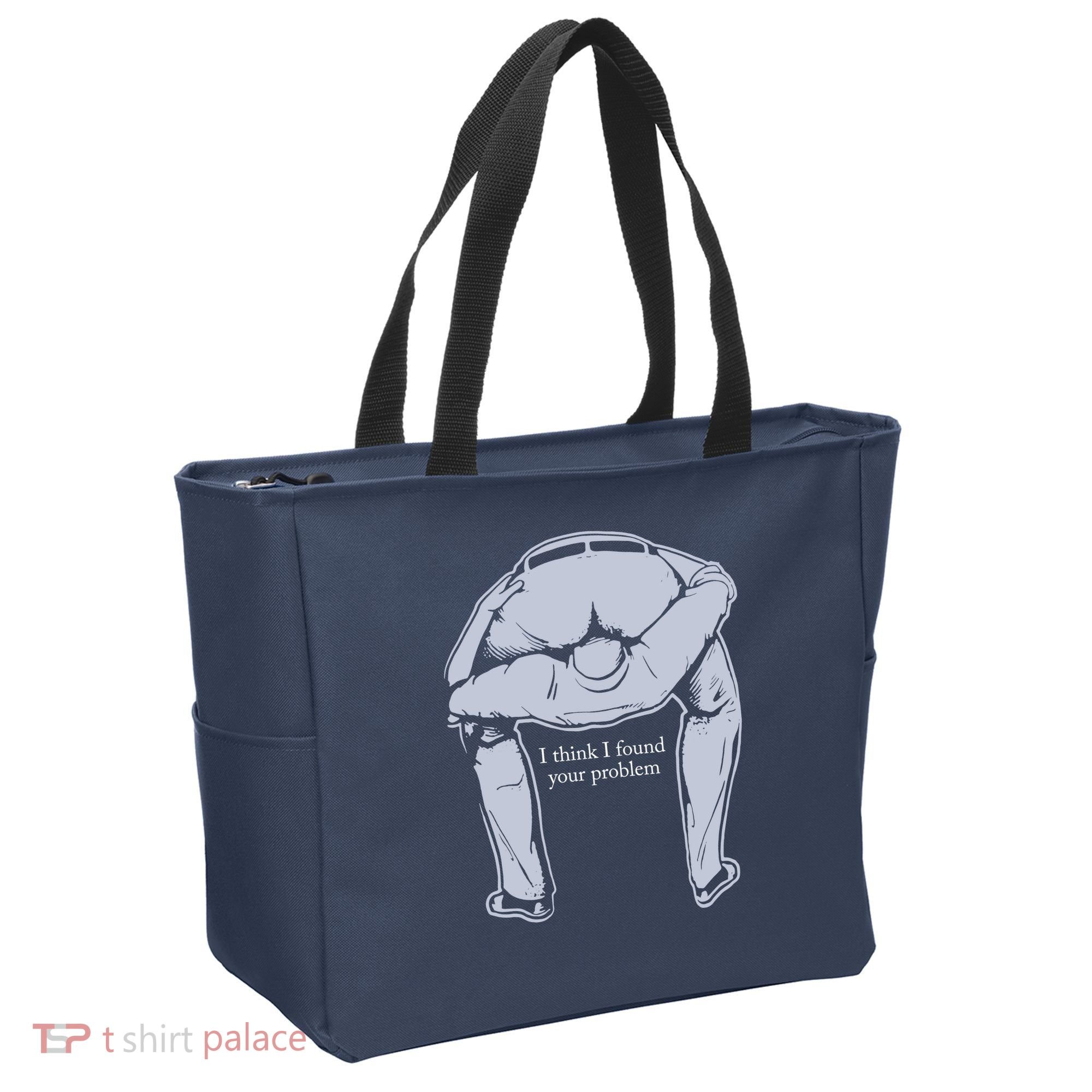 I Found Your Problem Funny Tote Bag