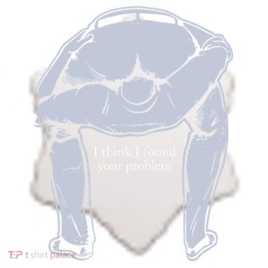 I Found Your Problem Funny Ceramic Ornament
