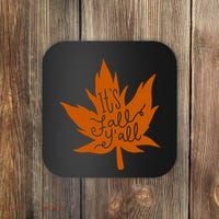 It's Fall Y'all Nature Lover Coaster thumb 0