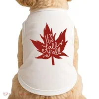 It's Fall Y'all Nature Lover Doggie Tank thumb 0