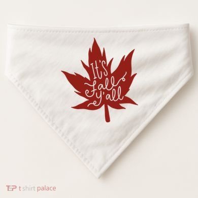 It's Fall Y'all Nature Lover USA-Made Doggie Bandana