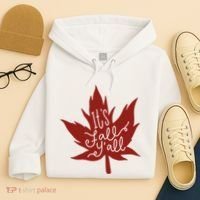 It's Fall Y'all Nature Lover Hoodie thumb 4