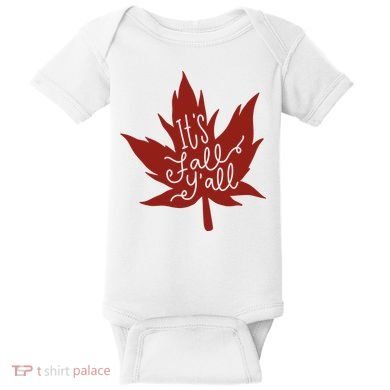 It's Fall Y'all Nature Lover Baby Bodysuit