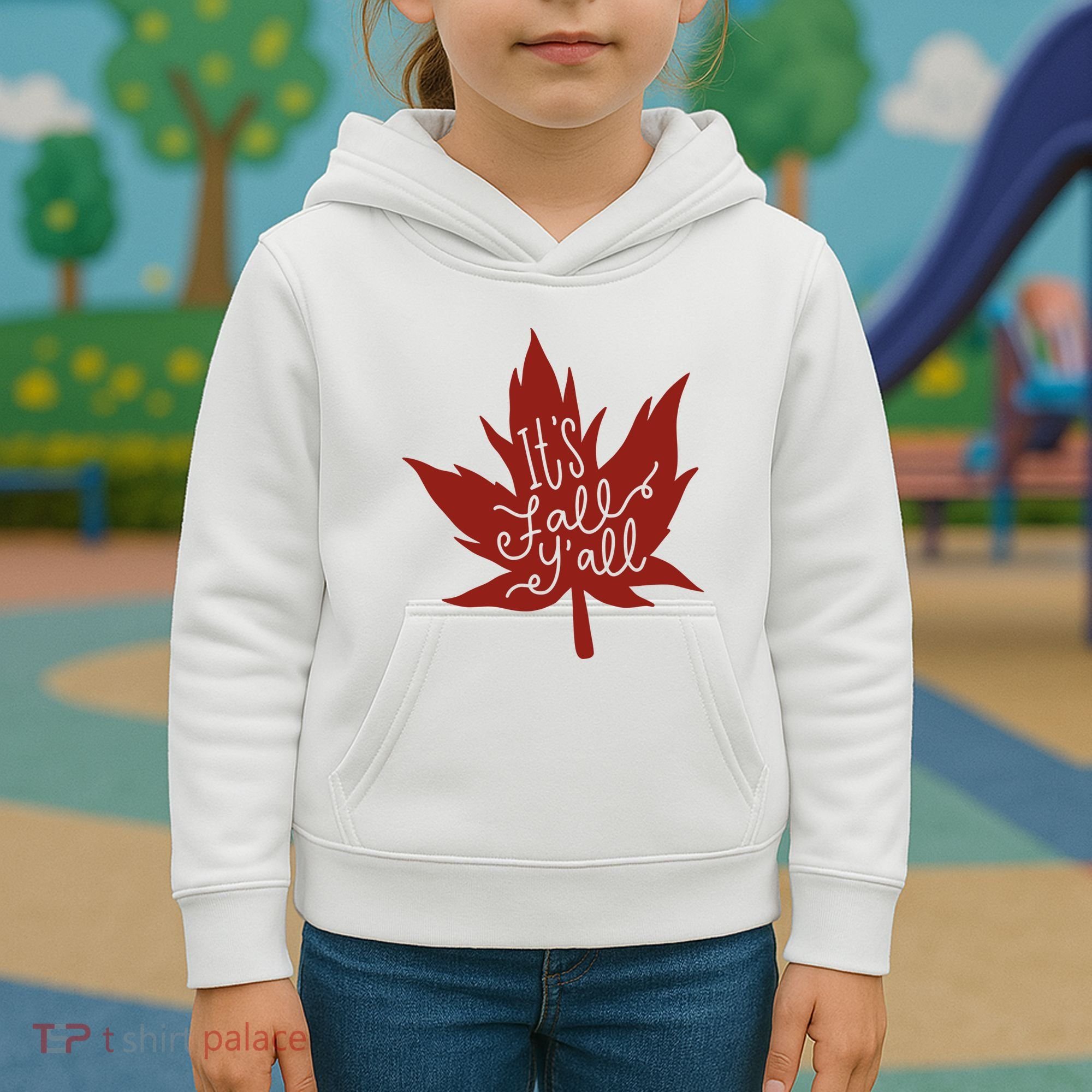 It's Fall Y'all Nature Lover Kids Hoodie