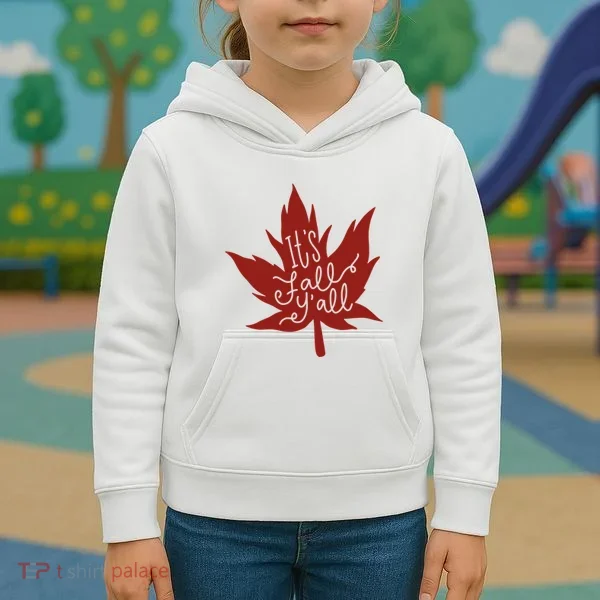 It's Fall Y'all Nature Lover Kids Hoodie