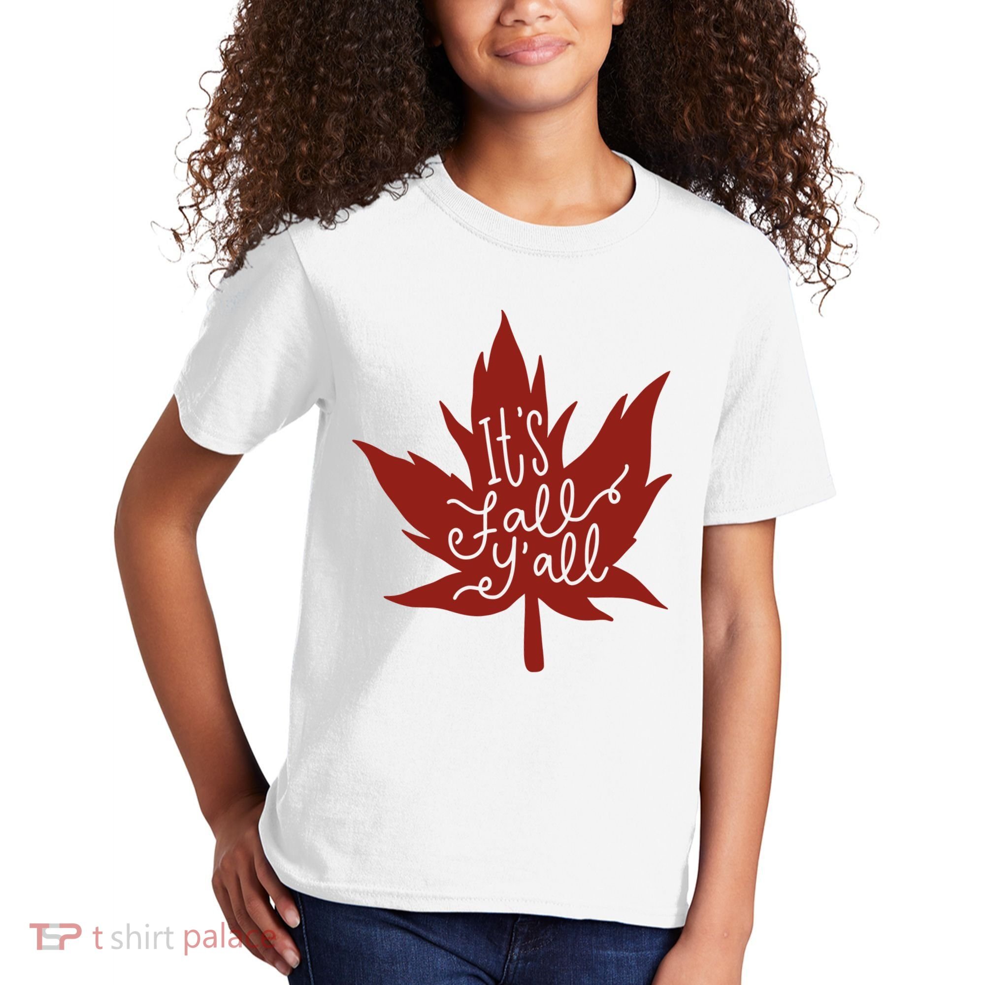 It's Fall Y'all Nature Lover Kids T-Shirt
