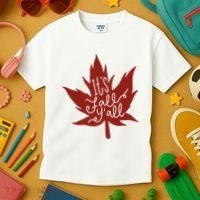 It's Fall Y'all Nature Lover Kids T-Shirt thumb 3