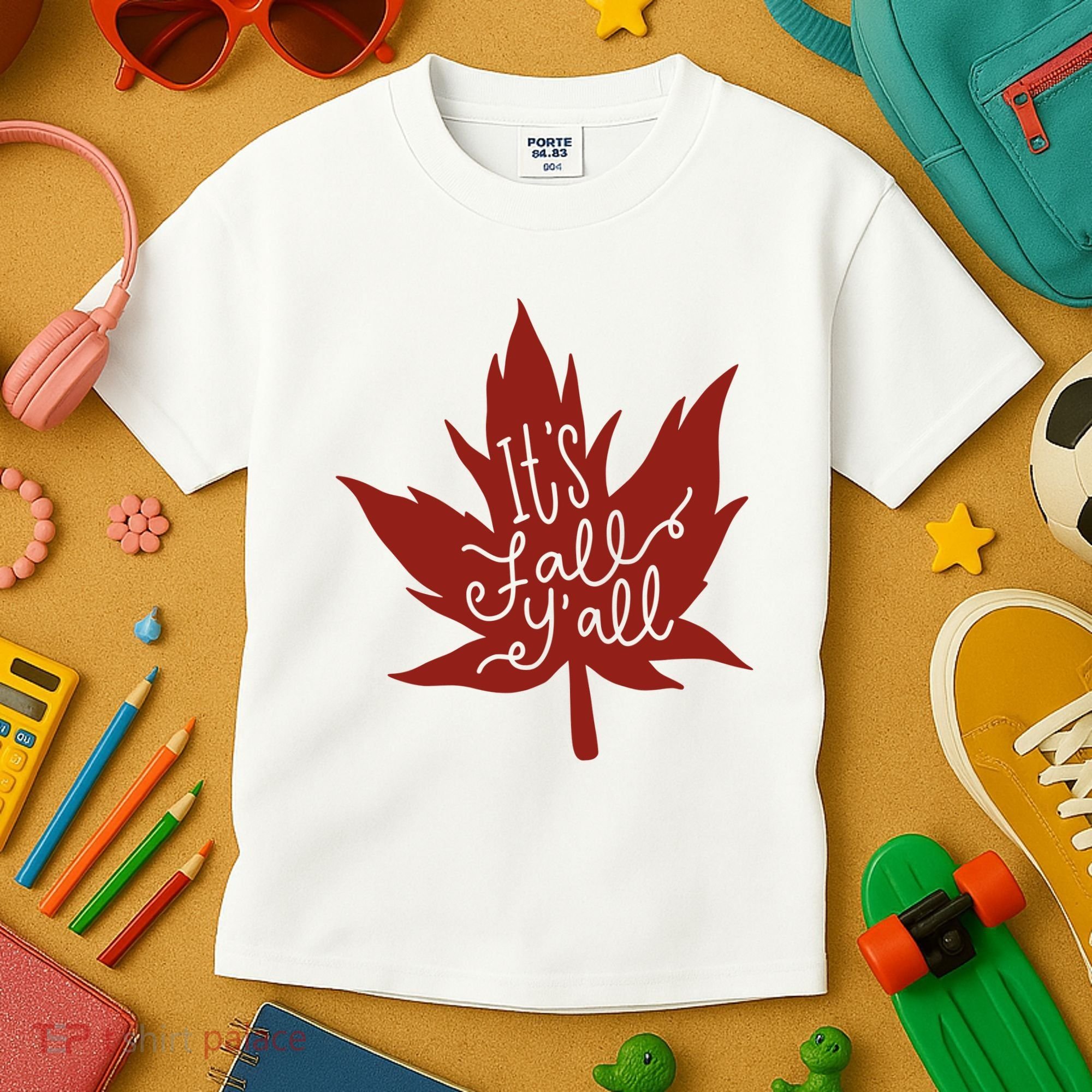 It's Fall Y'all Nature Lover Kids T-Shirt