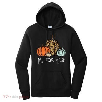 Its Fall Yall Graphic Shirt Women Thanksgiving Pumpkin Splicing Sleeve Fall Women's Hoodie