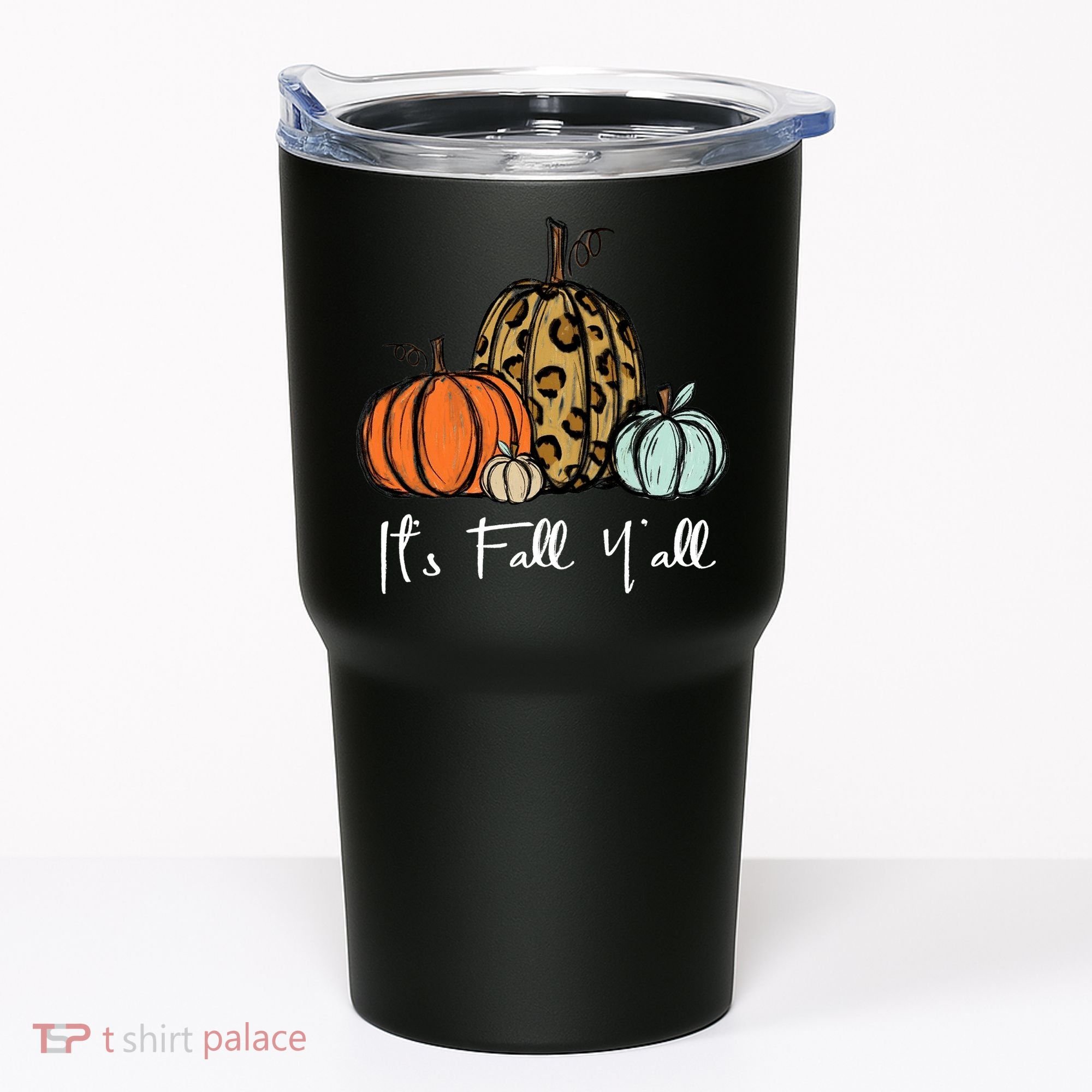 Its Fall Yall Graphic Shirt Women Thanksgiving Pumpkin Splicing Sleeve Fall Tumbler