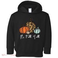Its Fall Yall Graphic Shirt Women Thanksgiving Pumpkin Splicing Sleeve Fall Toddler Hoodie thumb 0