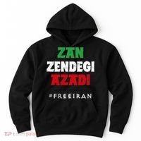 Iranian Flag ZAN ZENDEGI AZADI Support Iranian Women Protest Hoodie thumb 0