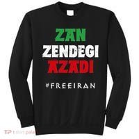 Iranian Flag ZAN ZENDEGI AZADI Support Iranian Women Protest Sweatshirt thumb 0
