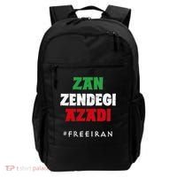 Iranian Flag ZAN ZENDEGI AZADI Support Iranian Women Protest Backpack thumb 0