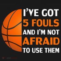 I’ve Got 5 Fouls And I’m Not Afraid To Use Them Basketball Women's Hoodie thumb 2