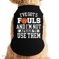 IVe Got 5 Fouls Basketball Player Ball Shooting Doggie Tank thumb 0