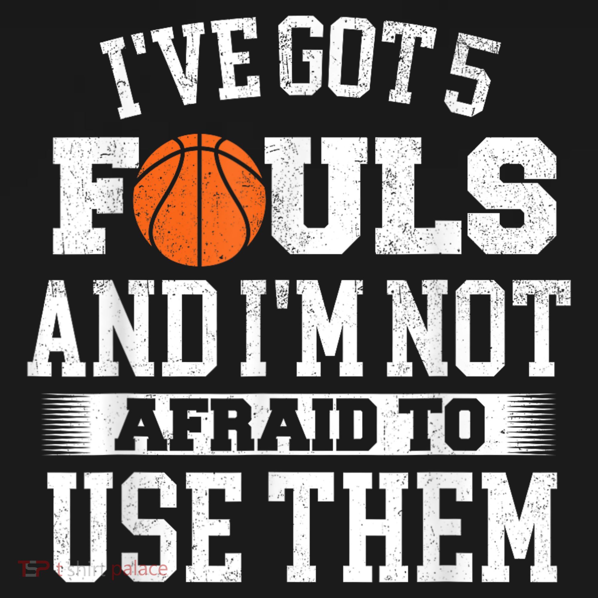IVe Got 5 Fouls Basketball Player Ball Shooting Long Sleeve Shirt