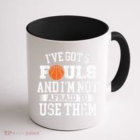 IVe Got 5 Fouls Basketball Player Ball Shooting Coffee Mug thumb 1