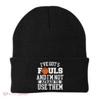 IVe Got 5 Fouls Basketball Player Ball Shooting Beanie thumb 0