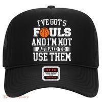 IVe Got 5 Fouls Basketball Player Ball Shooting Hat thumb 0