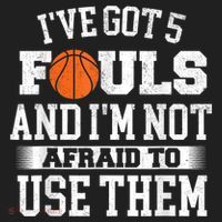 IVe Got 5 Fouls Basketball Player Ball Shooting Hat thumb 2