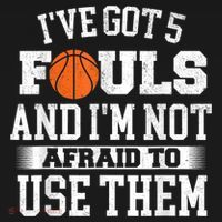 IVe Got 5 Fouls Basketball Player Ball Shooting Visor thumb 3
