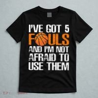 I’ve Got 5 Fouls And I’m Not Afraid To Use Them Basketball T-Shirt thumb 5