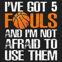 I’ve Got 5 Fouls And I’m Not Afraid To Use Them Basketball Beanie thumb 2