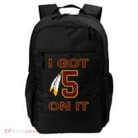 I Got 5 On It Washington Football Backpack thumb 0