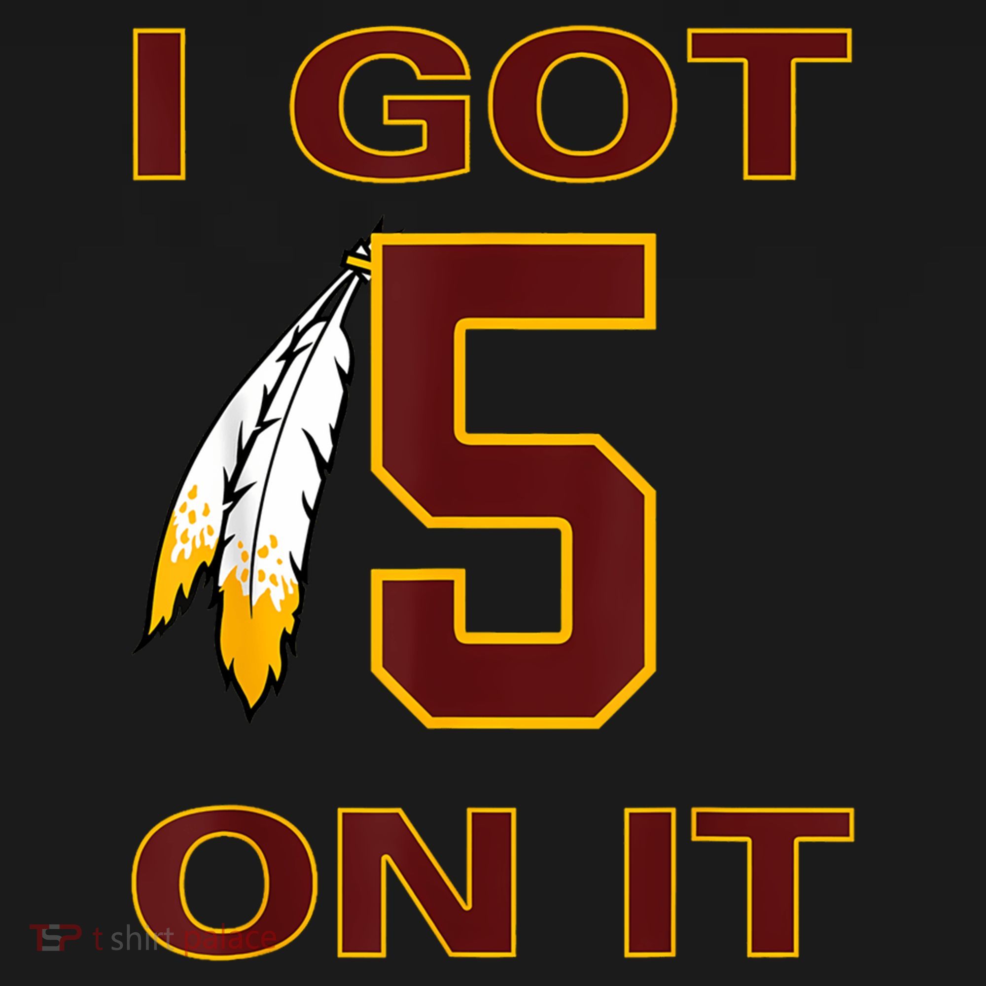 I Got 5 On It Washington Football Coaster
