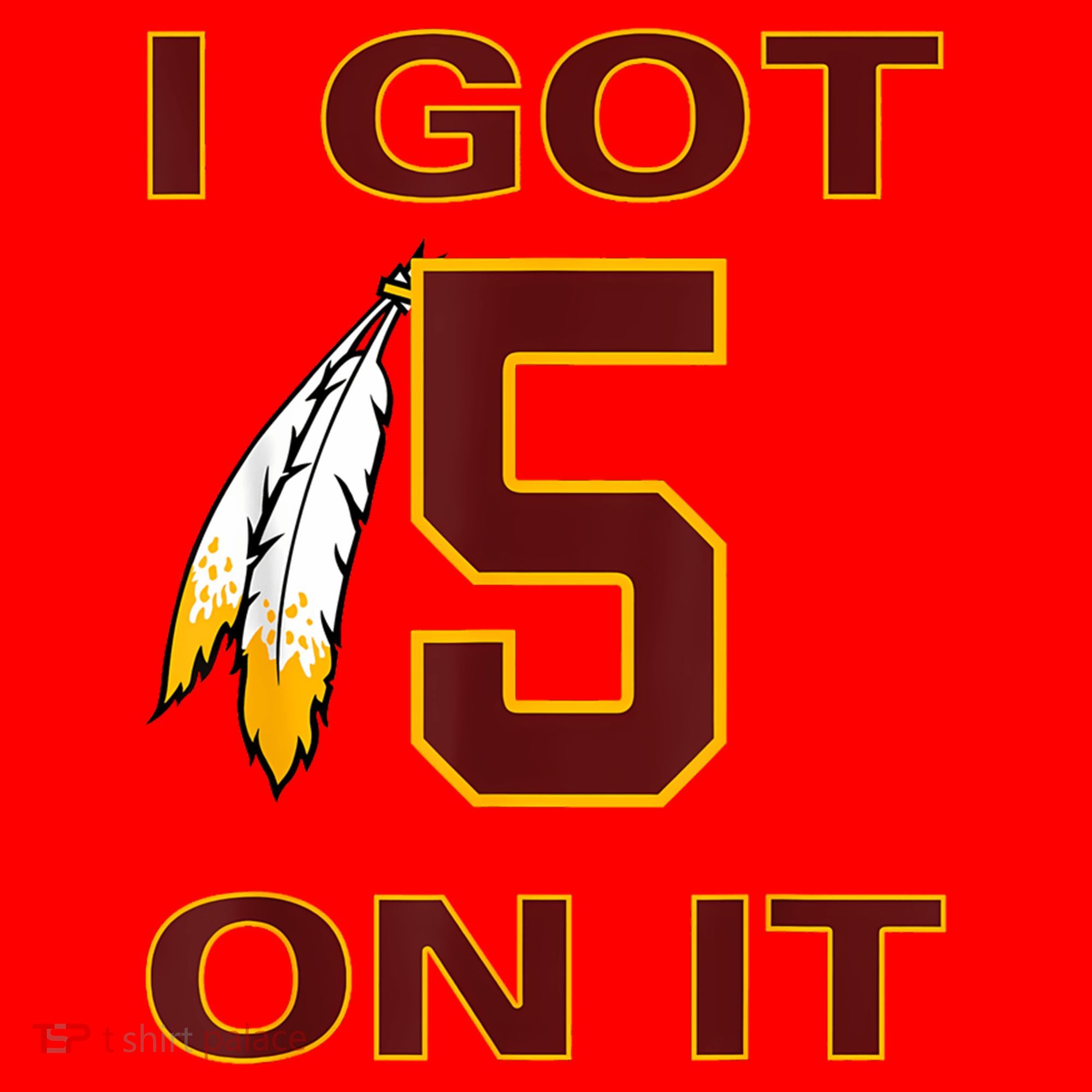 I Got 5 On It Washington Football Santa Hat