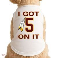 I Got 5 On It Washington Football Doggie Tank thumb 0