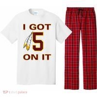 I Got 5 On It Washington Football Pajama Set thumb 0