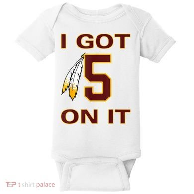 I Got 5 On It Washington Football Baby Bodysuit